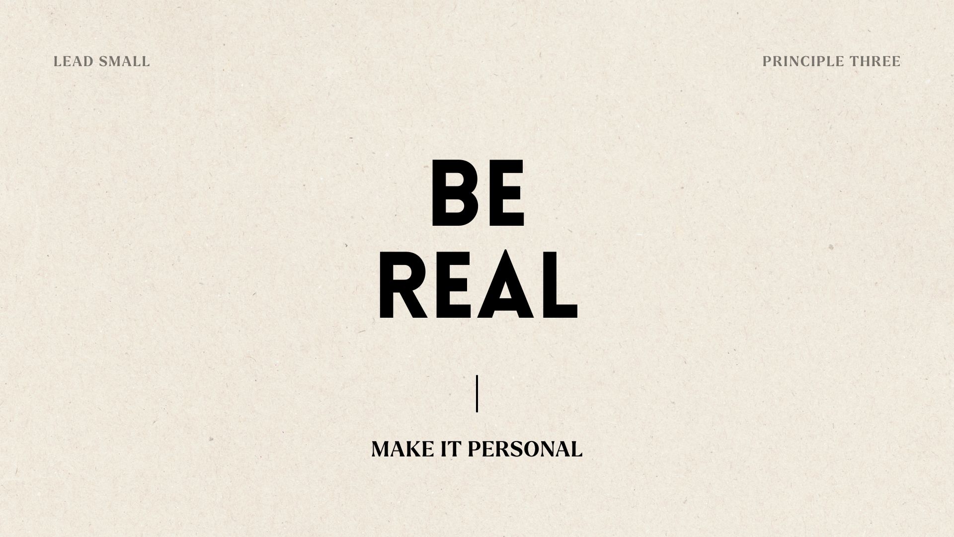 Be Real